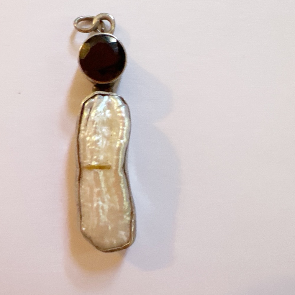 Sterling Silver, and Freshwater Pearl Pendant